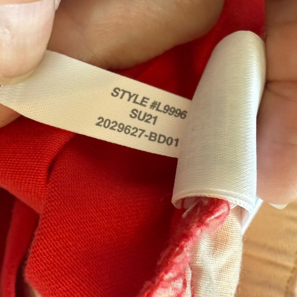 NWT J Crew Crewcuts Red Geranium Pull On Dock Shorts Midweight Stretch Chino 16 - Picture 7 of 8